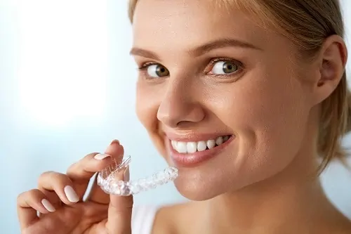 girl with Invisalign